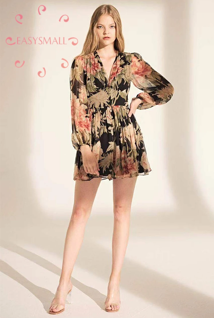 EASYSMALL For love lemons женское платье модное кантри стиль высокое качество Vestidos вечерние
