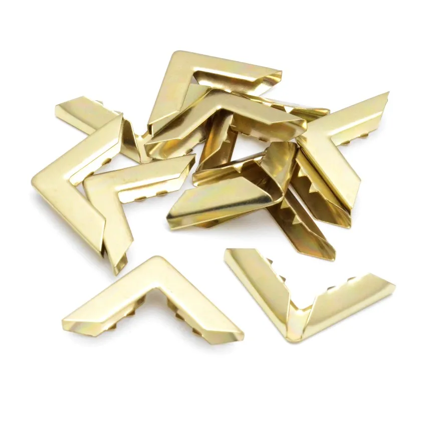 25 шт. Альбомы для скрапбукинга меню папка угловые протекторы серебристого цвета