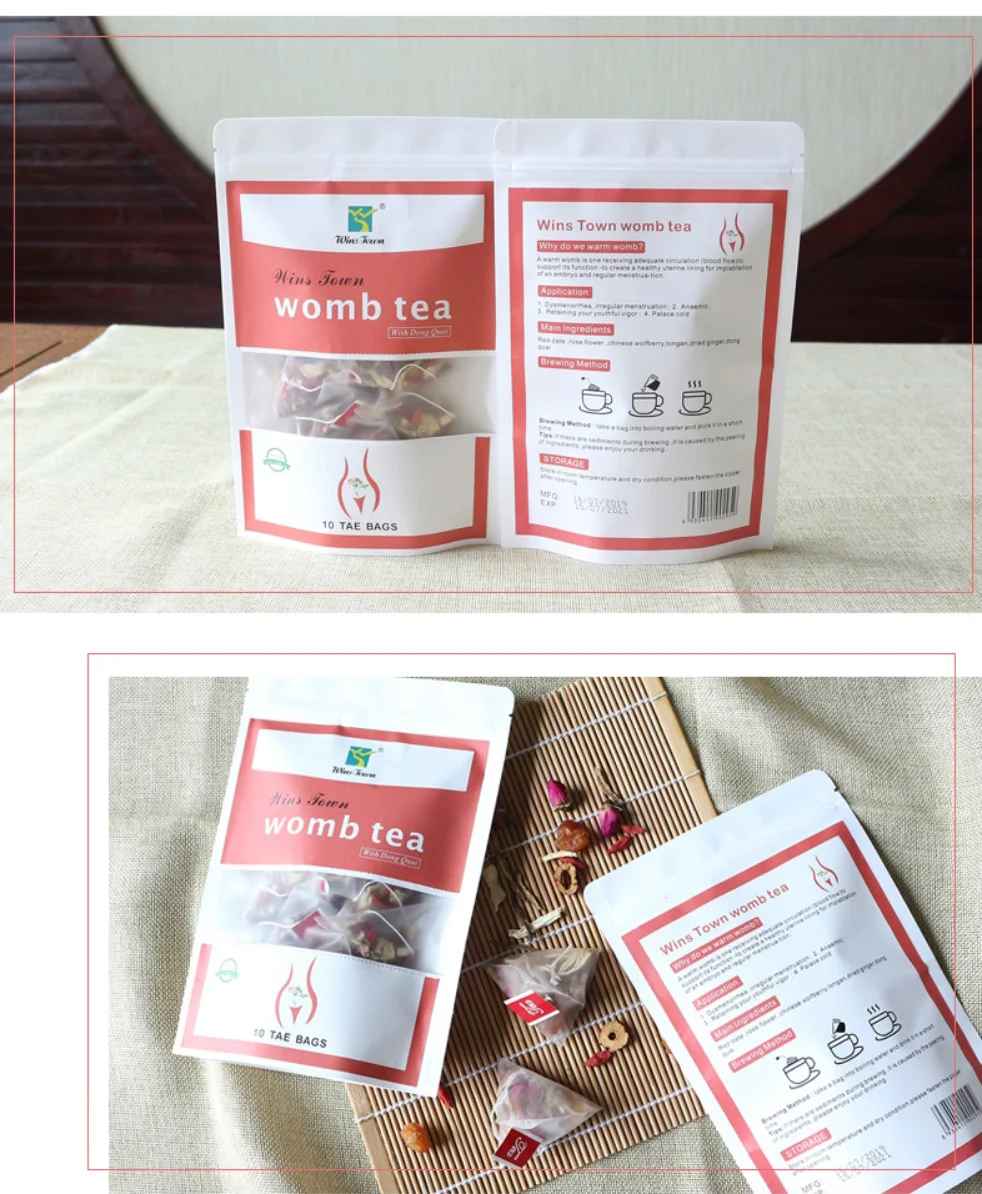 Женский Детокс матки чай нагревающий женский красота омоложение травы матка