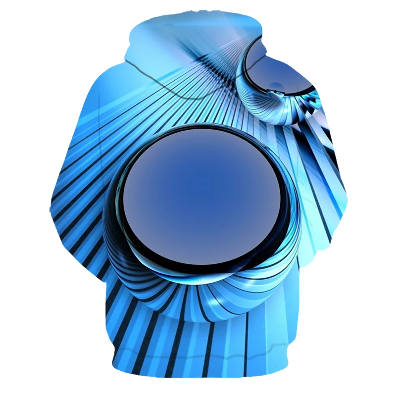 Мужская толстовка с 3D принтом демисезонная Спортивная Повседневная Толстовка