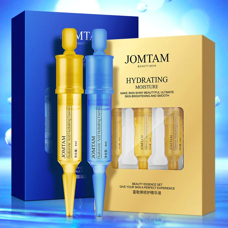

JOMTAM 3Pcs Fullerenes Hydrating Repairing Face Serum Shrink Pores Anti Aging Firming Treatment Repair Facial Essence Skin Care