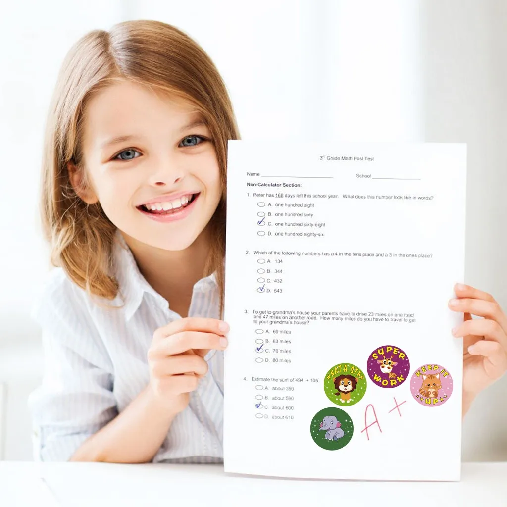 1000 шт. Стикеры для школы 1 дюйм | Дом и сад