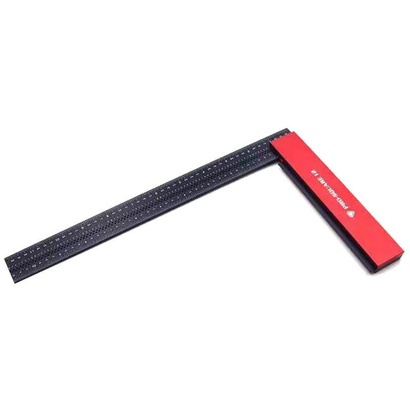 

Precision Square Woodworking Scriber Dual Scales L Type Metric British System Hole Positioning 90 Degree Scribing Tool