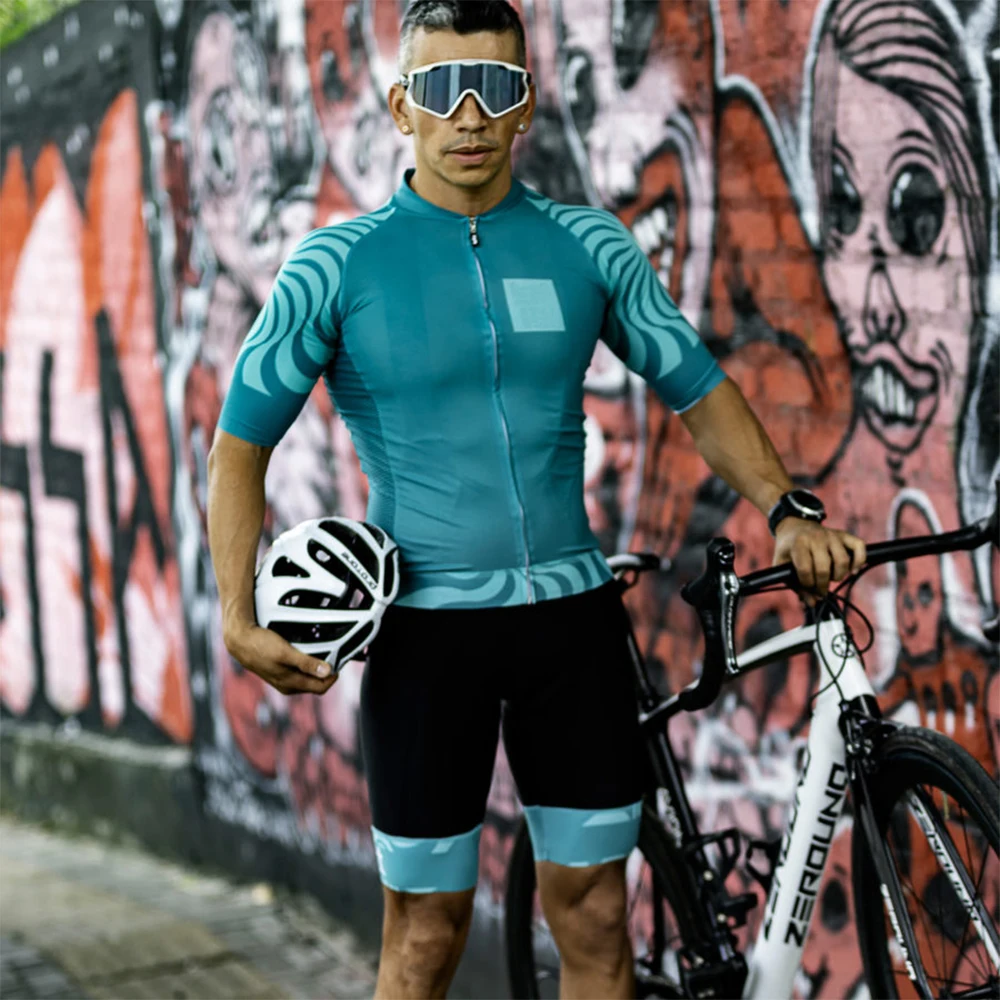 Новый 2020 Велоспорт Джерси с Для мужчин летняя детская одежда и - Цена: 1 919,34 руб.