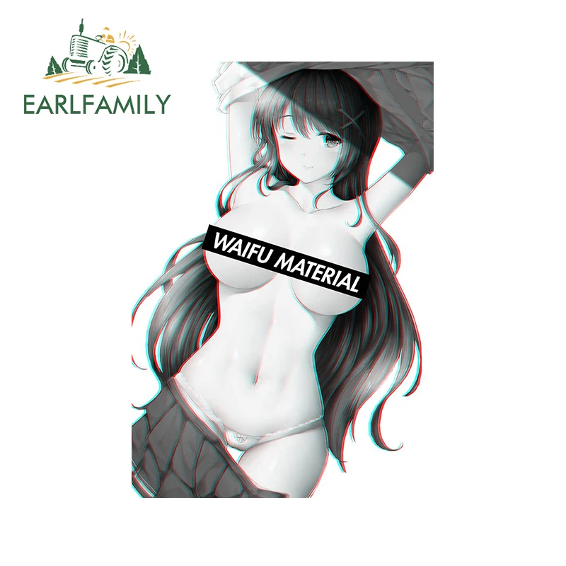 

Забавная виниловая наклейка EARLFAMILY для автомобиля, 13 см х 9 см