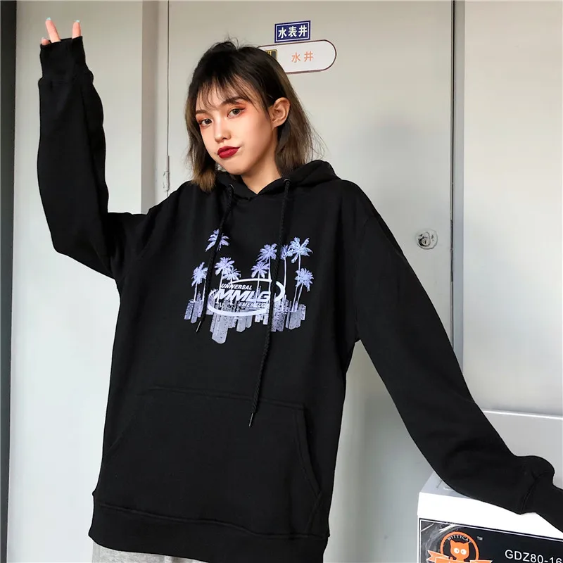 Повседневная флисовая женская толстовка с капюшоном, уличная одежда Harajuku, свободные пуловеры Harajuku с капюшоном, женское плотное пальто с капюшоном, дропшиппинг Размер