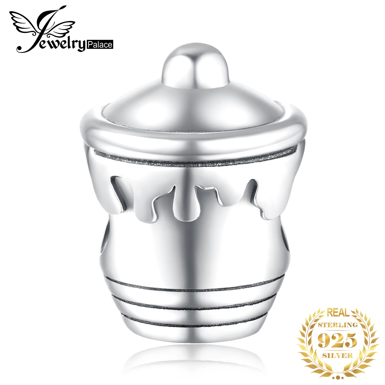 JewelryPalace серебряные бусины 925 пробы Подвески подходят браслеты цветок Снеговик