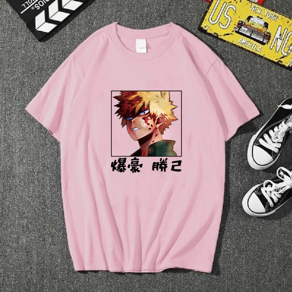 

T-shirt Anime My Hero Academia Round Neck Casual Unisex Cloths