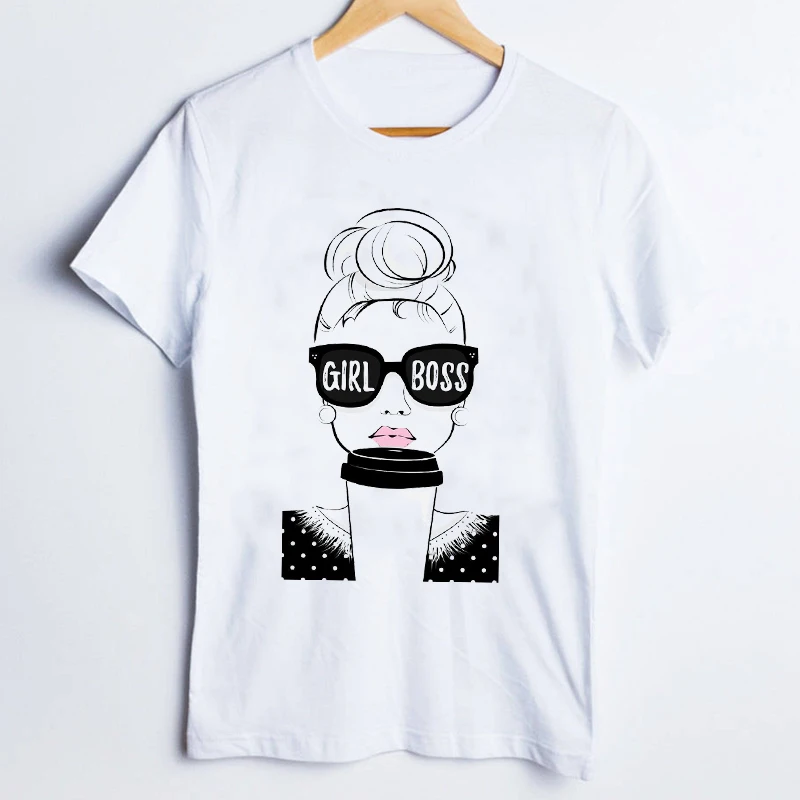 

Tees for Women Print Graphic Flower Elegant 90s Cartoon Ladies Clothes Lady Tops Clothing Female T Shirt Womens T-Shirt