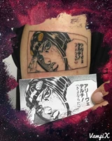 anime jojos bizarre adventure temporary tattoos cosplay props tattoo sticker