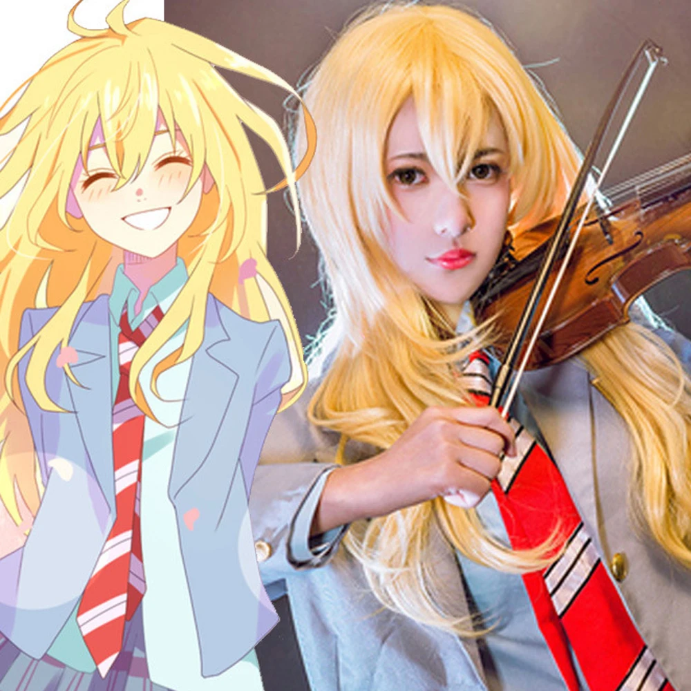 Костюм для косплея ваша ложь в апреле Miyazono Kaori Arima Kousei школьная форма японского