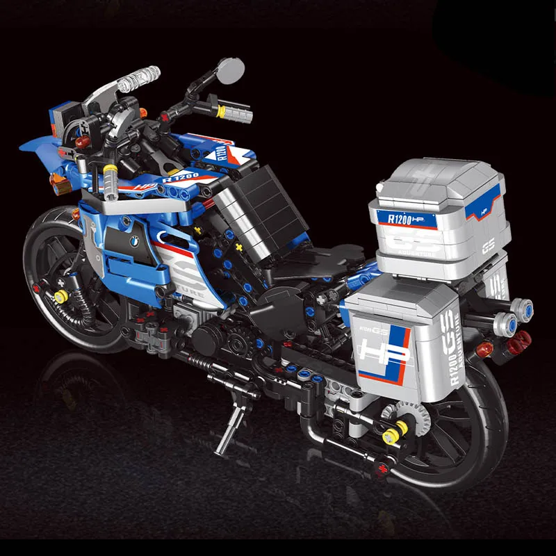 Конструктор Yeshin 50007 50008 игрушки для мотоцикла модель H2R и F700 GS Super MOTO строительные