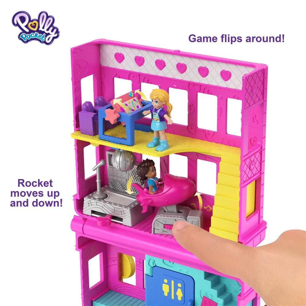 

Polly Pocket Pollyville Diner Mini Surprise Pocket Treasure Box Girl Doll Children Toy Birthday Gift