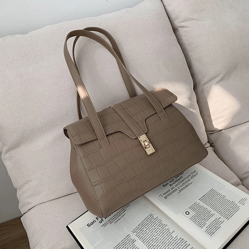 

2021 New Woman Handbag Large Capacity Shopping Bag Fashion High Quality Shoulder Bag Female PU Tote Bag Luxury Designer Handbags