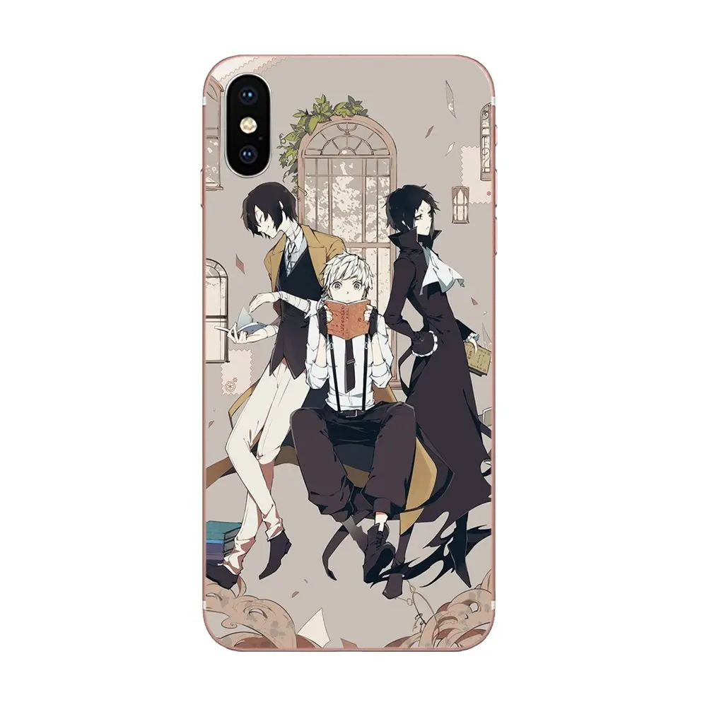 Jp Аниме бангоу страй собаки ТПУ популярный для Xiao mi 3 4 4C 4i 5 5s 5X6 6X8 SE Pro Lite A1 Max x 2 Note