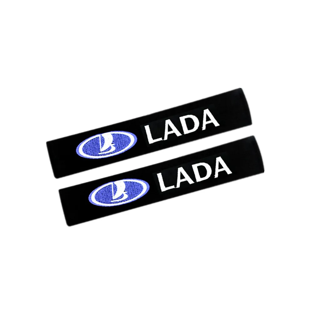 for Lada 33 см чехол для ремня безопасности автомобиля Стайлинг авто чехол для Opel Renault Lada Mugen power Honda Skoda hyundai аксессуары автомобильный Стайлинг - Название цвета: for Lada
