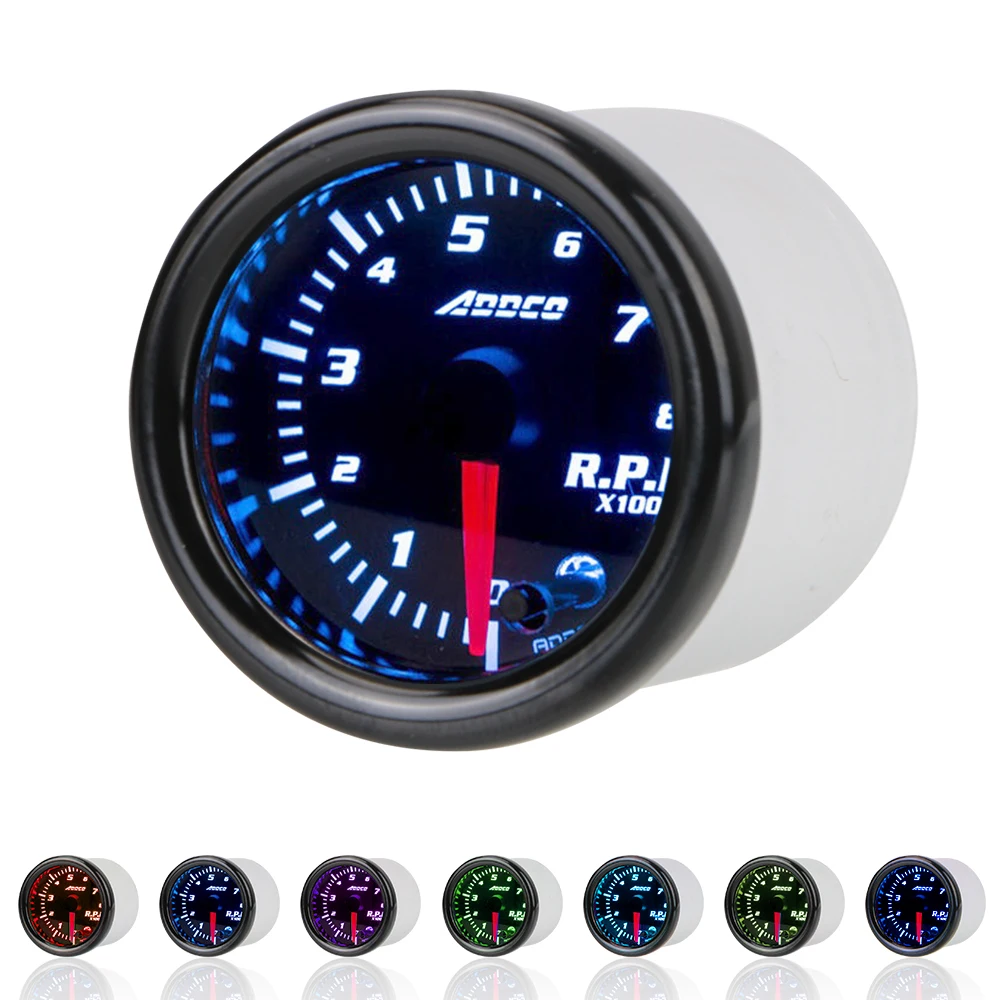 7 Цвет автомобиль Тахометр Замена светодиодный цифровой Дисплей DC 12V указатель