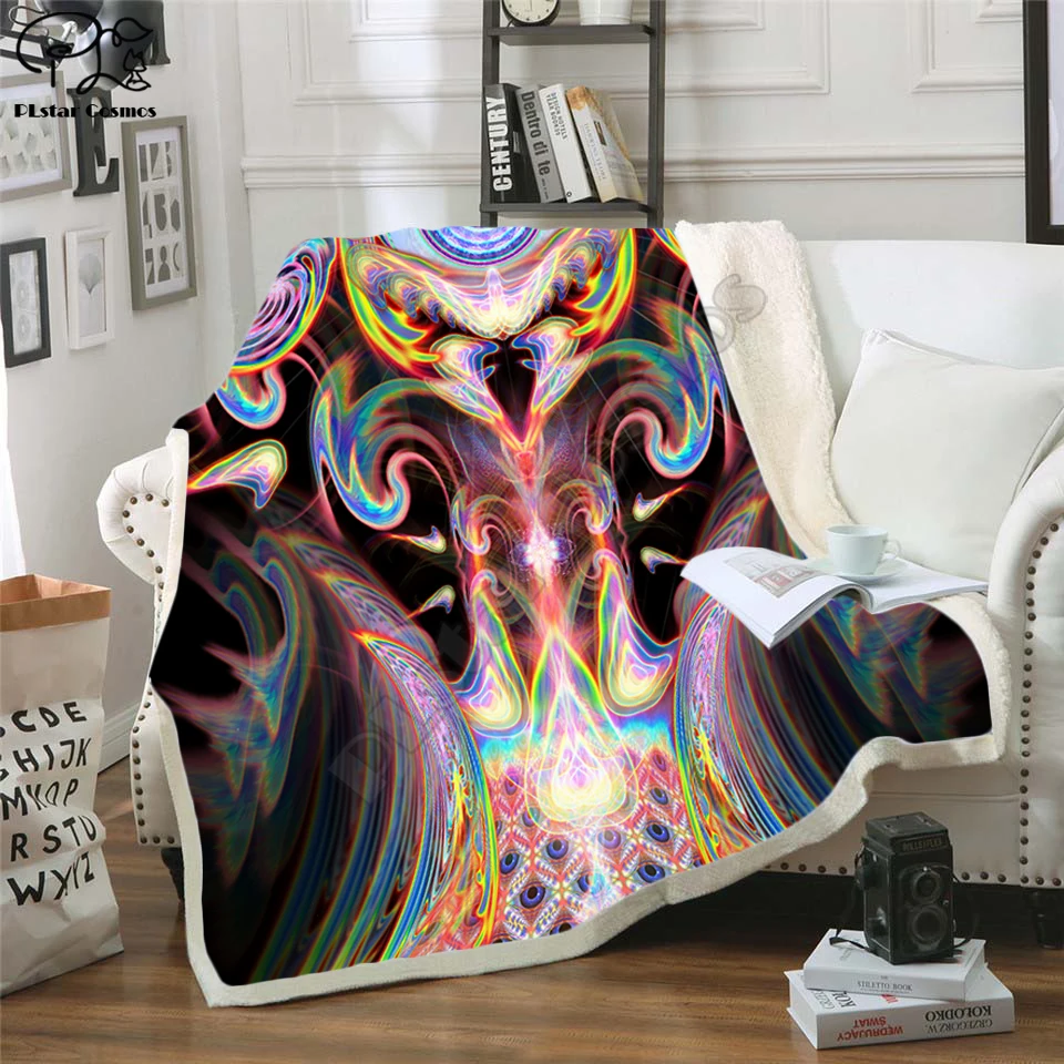

Unfolding Vision Fleece Blanket Plush 3d Printed for Adults Sofa Sherpa Fleece Bedspread Wrap Throw Blanket