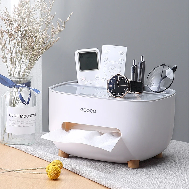

2020 Remote Control Storage Tissue Pumping Box Home Living Dining Room Nordic Simple Multifunctional Creativity