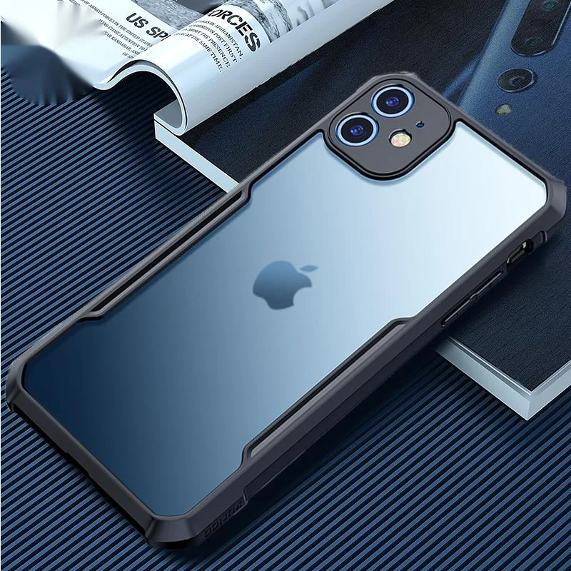 

For iPhone 12 13 pro max case,XUNDD Airbag Bumper Shockproof Case Back Cover Transparent Shell For iPhone12 13 Pro Max Cases