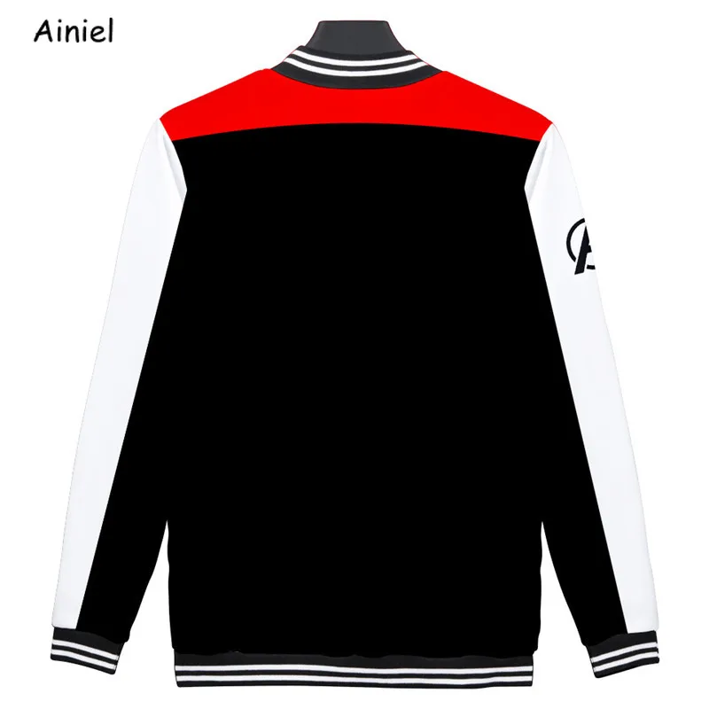 Endgame квантовая толстовка косплей костюм толстовки свитшот бейсбольная куртка