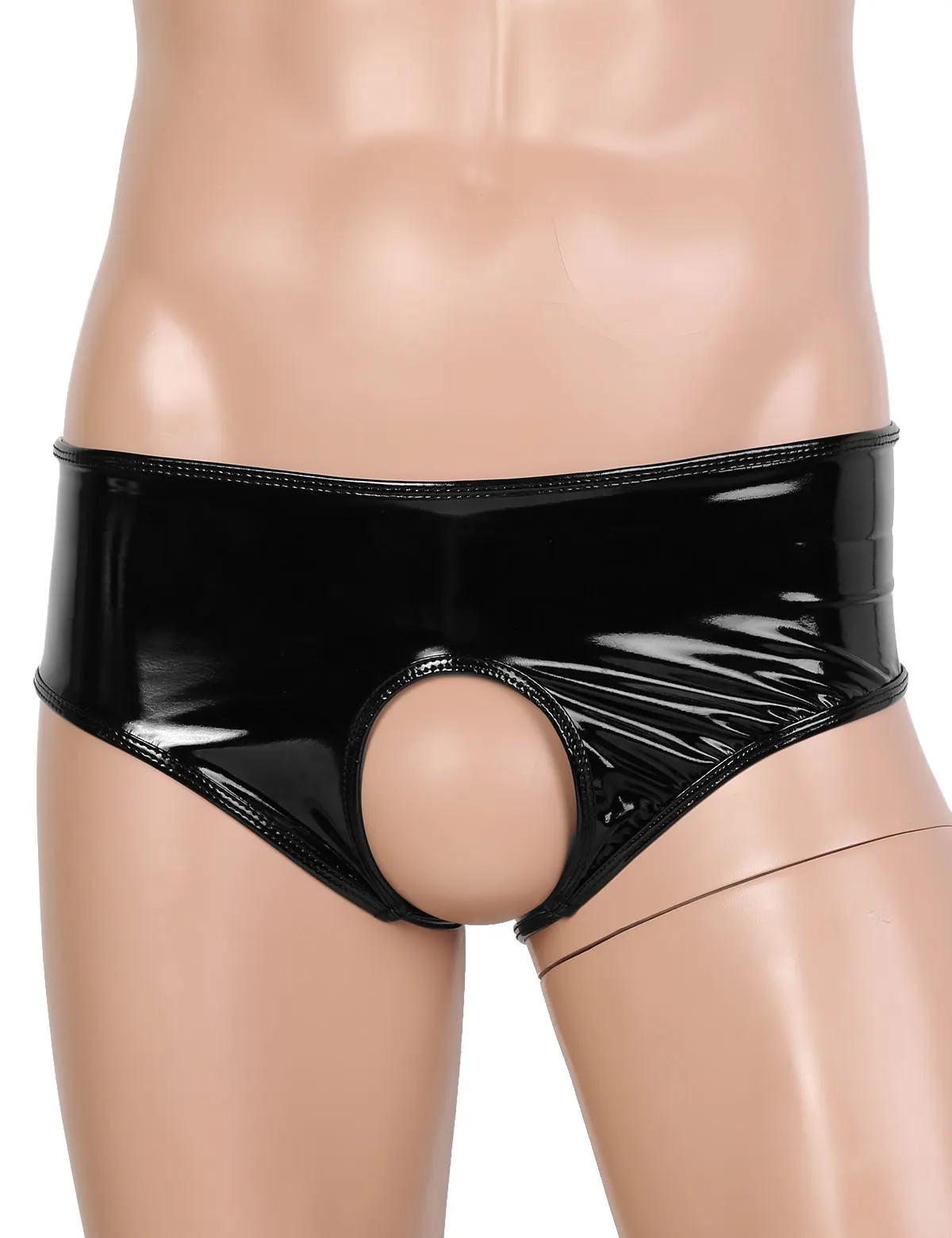 Мужское нижнее белье взрослые мужчины блестящее женское из лакированной кожи
