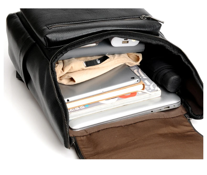 Мужские рюкзаки из натуральной коровьей кожи новые модные студенческий рюкзак