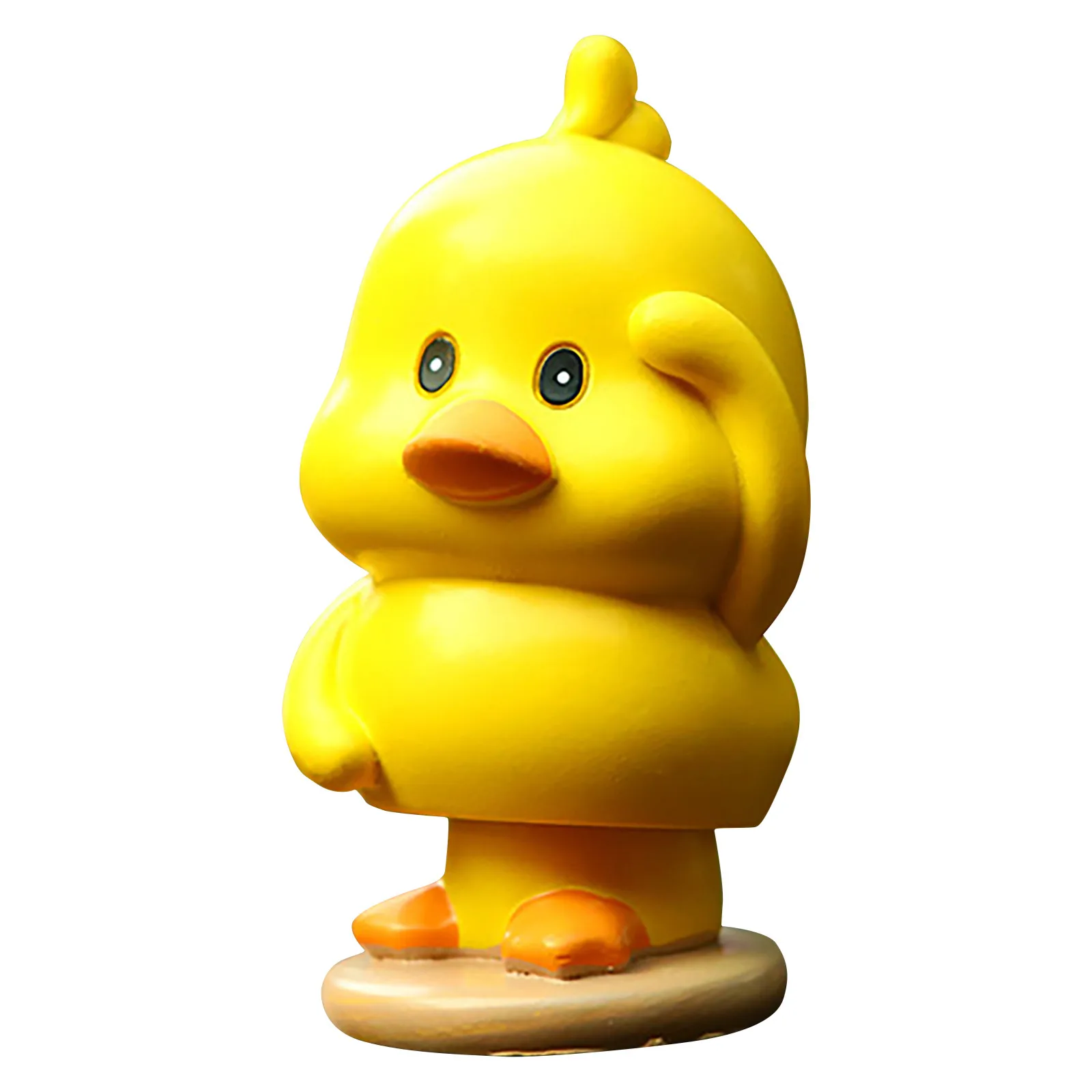 Милая мультяшная миниатюрная утка маленькие желтые утки украшения для