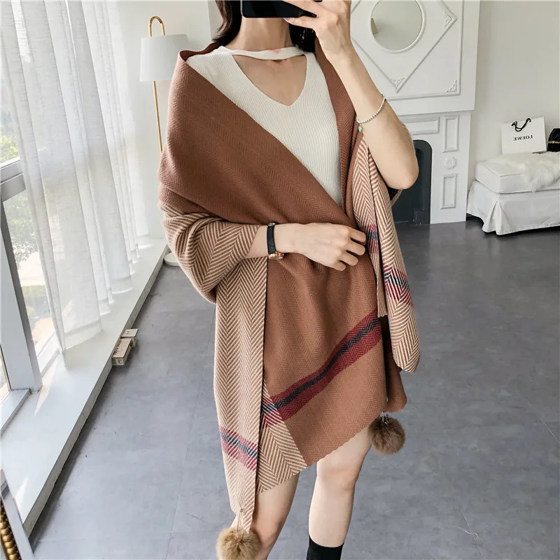 Модный тренд осени и зимы 2019 простой теплый женский шарф платок новый