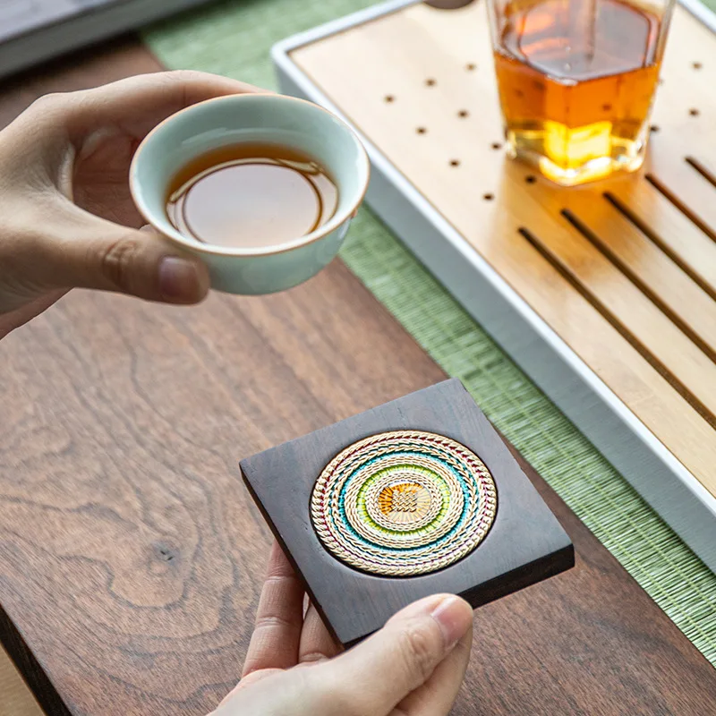 Подставка для чайного сервиза из массива дерева в японском стиле | Дом и сад