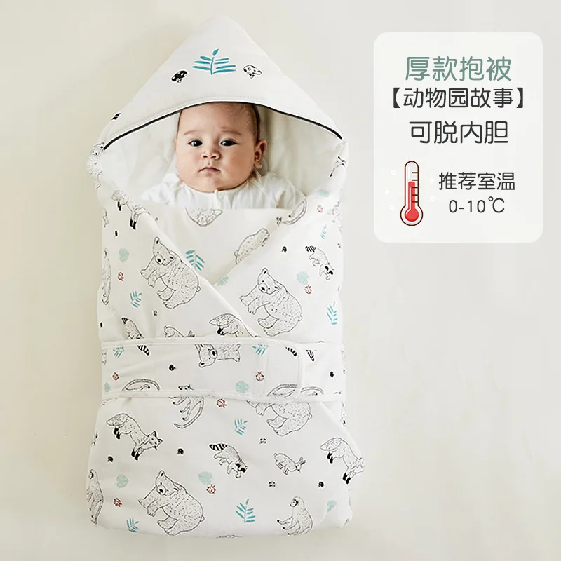 Конверт для пеленки новорожденных 85*85 см Пеленальное Одеяло младенцев зимний