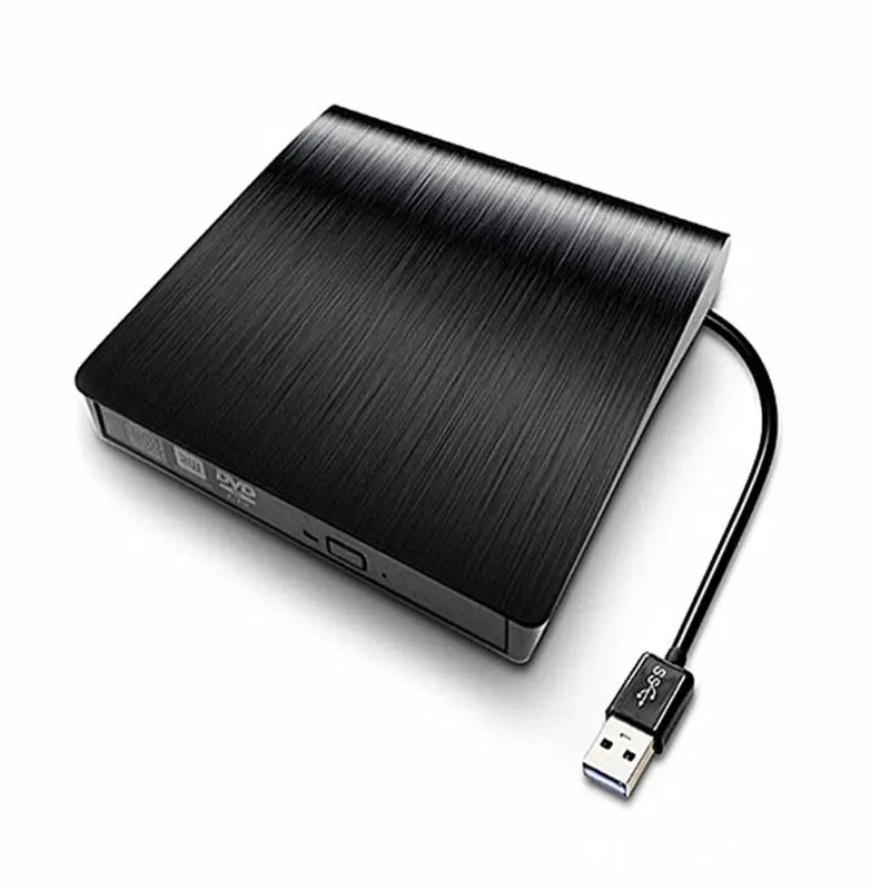 Тонкий внешний USB 3,0 DVD RW Писатель Привод внешняя горелка ридер плеер Оптические приводы для ПК ноутбука