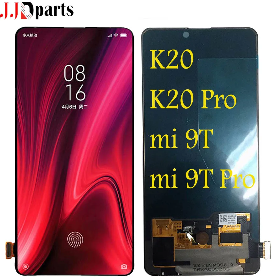 ЖК дисплей TFT AMOLED с дигитайзером сенсорного экрана в сборе для Xiaomi Mi 9t Pro Mi9t рамка