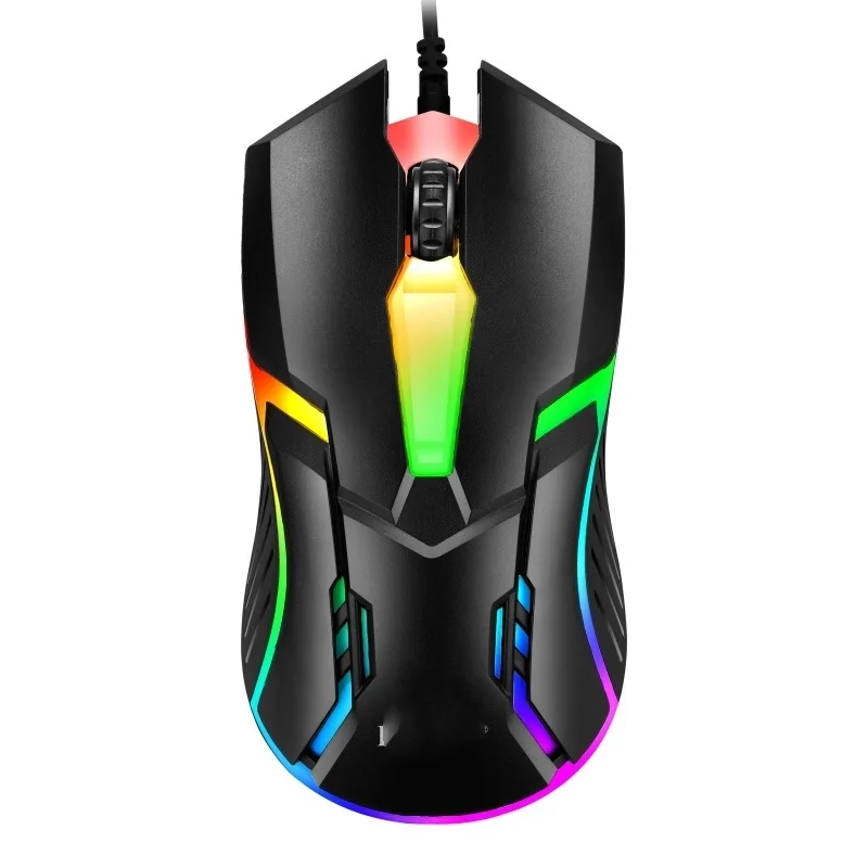 

Limei S1 E-Sports Luminous Wired Mouse USB Wired Desktop Laptop Mute Computer Game Mouse