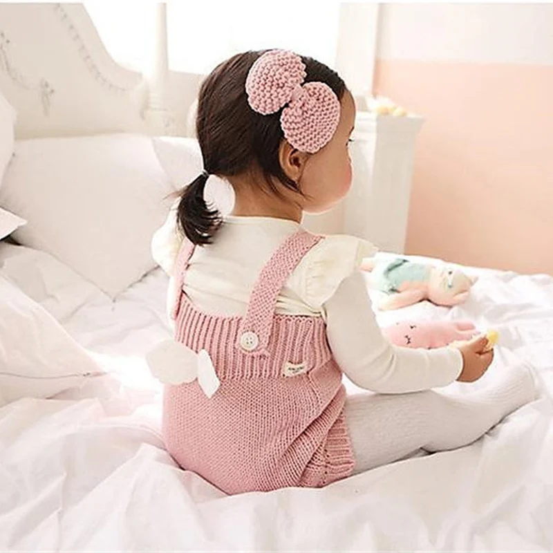 Детский комбинезон с крыльями ангела Sodawn оборками и длинным рукавом 3 шт осенне