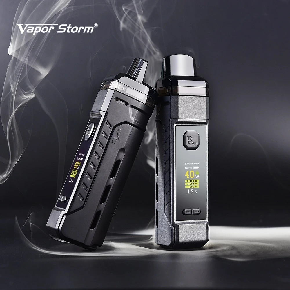 Pod-система Vapor Storm PM с внешним аккумулятором 18650 0 3-4 8 Ом 2 катушки мл | Электроника