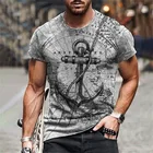 Мужская футболка с коротким рукавом, с индивидуальным принтом, лето 2021