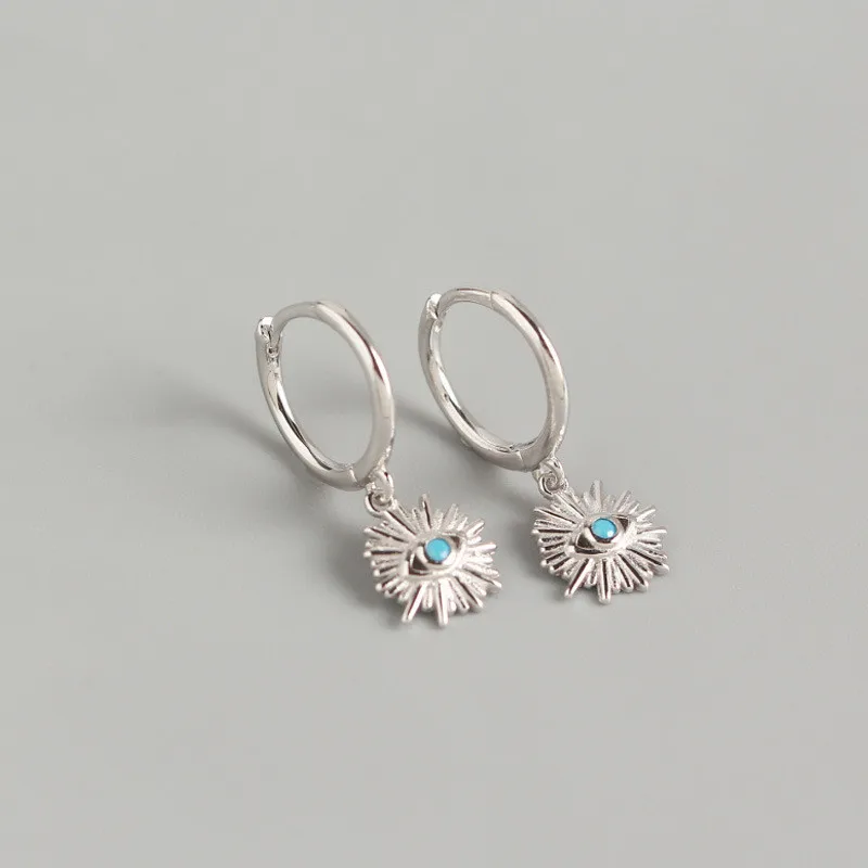 Серьги-гвоздики WANTME женские круглые ювелирные украшения из настоящего серебра 925