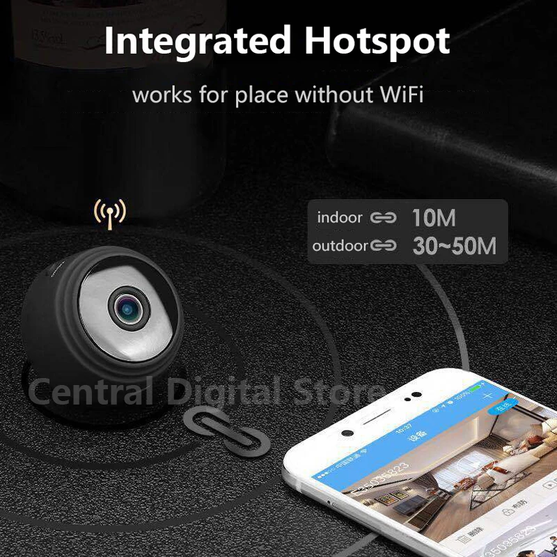 

Mini Magnetic Wifi Camera Full HD 1080P Spy Gadgets Home Security Wireless IP Camera Night Vision Small Video Recorder Camcorder