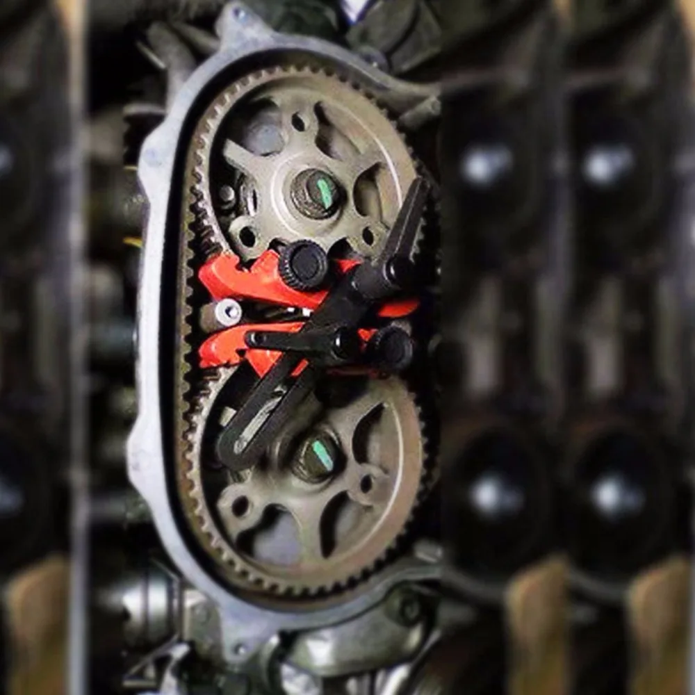 Автомобильный Универсальный двойной Кулачковый Зажим распредвала Звездочка