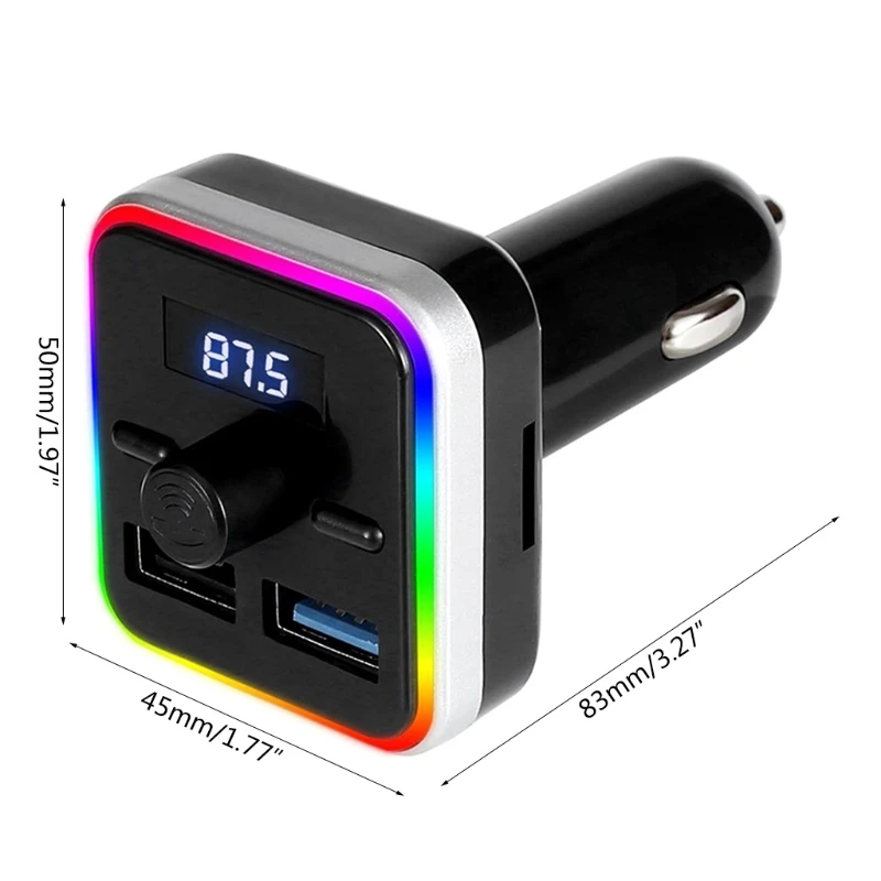 Удобное Подключение Bluetooth-совместимые автомобильные аудио mp3-плееры FM-передатчик