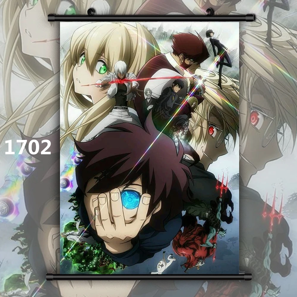 1702 Kekkai Sensen кровавая блокада линия фронта Аниме Манга настенный плакат в рулоне - Цвет: 1702