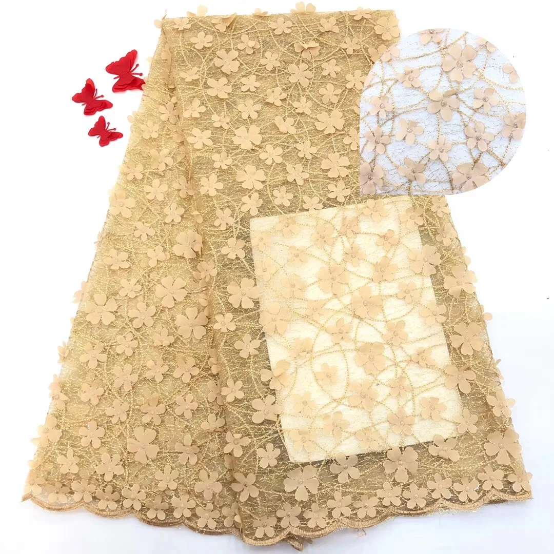 Горячая продажа 100% хлопок африканская сухая кружевная ткань нигерийская 2019