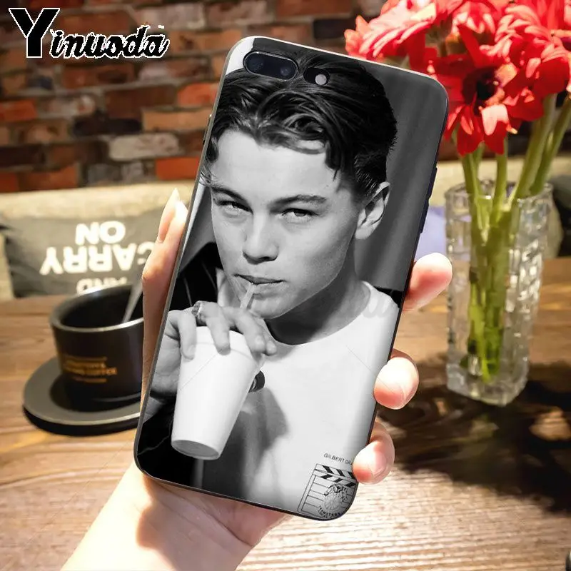 Yinuoda Leonardo DiCaprio young Super Star Топ детальный чехол для телефона для iPhone 7plus 6S 7 8 8Plus X xs max xr 5S 11pro чехол