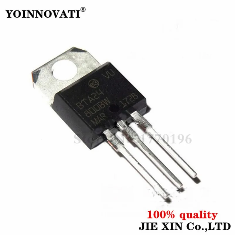 10 шт. BTA24 800BW 800 TO 220|Интегральные схемы| |