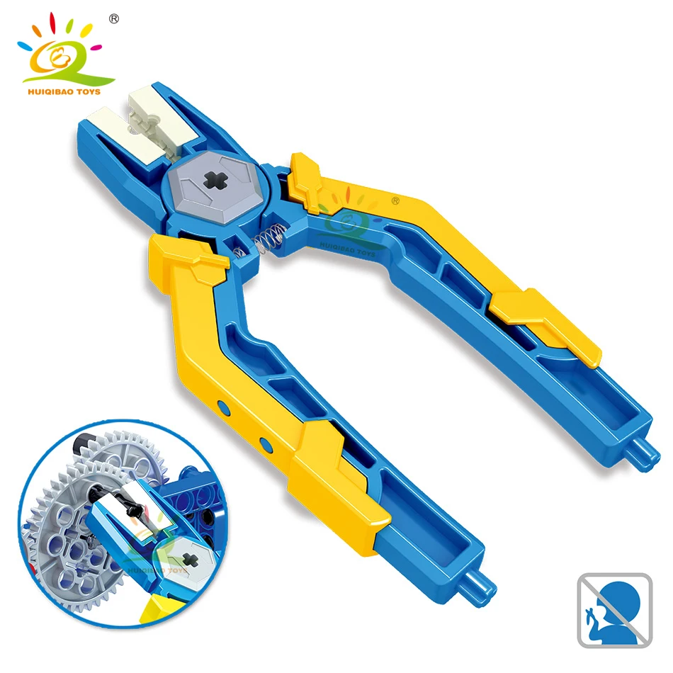 HUIQIBAO Accessory Building Blocks Separator Parts Dismantled Disassembly Device Tool DIY Bricks Eductional Toys For Kids Gift diy eductional toys diy detachable bicycle