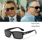 Роскошные классические винтажные Стив 007 Даниэль Крейг стильные поляризационные солнцезащитные очки мужские брендовые дизайнерские прямоугольные солнцезащитные очки для вождения oculos