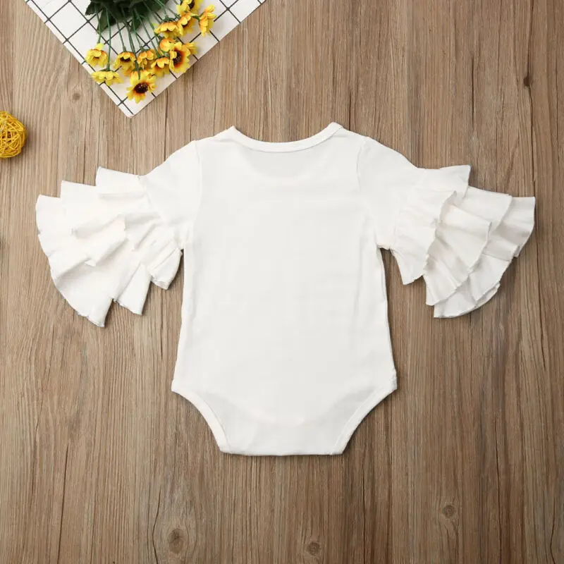 Комбинезон для новорожденных Pudcoco одежда маленьких девочек комбинезон с длинным