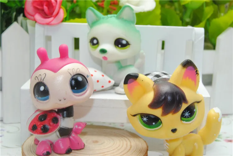 

LPS 20Pcs/bag Little Pet Shop Toys Littlest cartoon Animal cute Cat Dog loose Action Figures collection Kids Girl toys Gift
