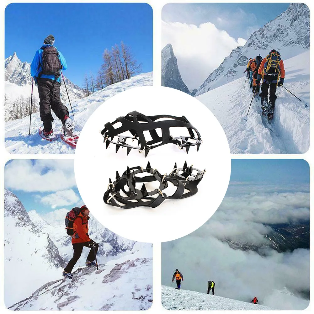 Высокое качество 1 пара нескользящая обувь для альпинизма покрытие шпильки скобы